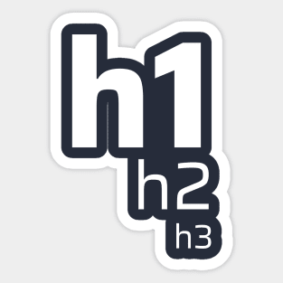 H1 Tag Sticker